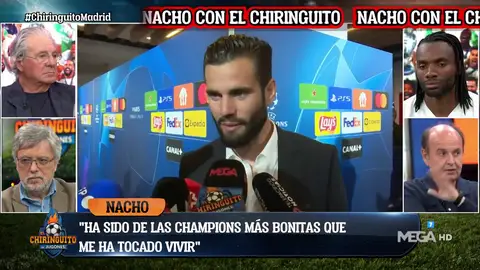 Nacho: "Ha sido de las Champions más bonitas que he vivido" Nacho: "Ha sido de las Champions más bonitas que he vivido"