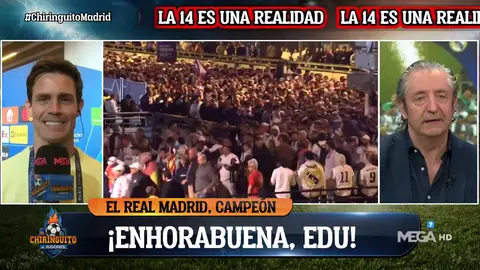 Edu Aguirre: "Estos jugadores han enganchado al madridismo" Edu Aguirre: "Estos jugadores han enganchado al madridismo"
