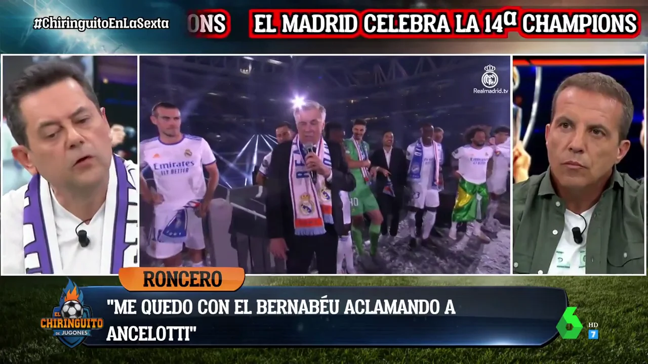Tom&aacute;s Roncero: "Con Ancelotti estoy tranquilo"