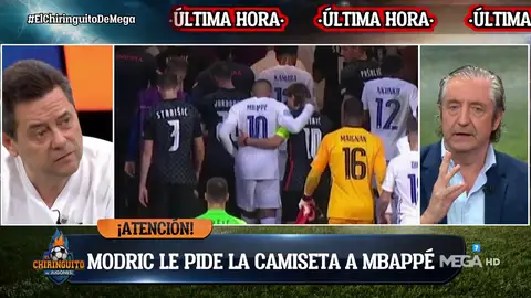 Roncero: "Me parece bien que Modric le pida la camiseta a Mbappé" Roncero: "Me parece bien que Modric le pida la camiseta a Mbappé"