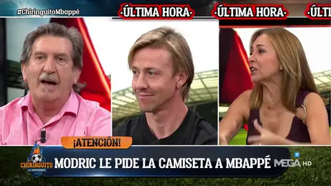 Carme Barcelo: "No entiendo que Modric le pida la camiseta a Mbappé" Carme Barcelo: "No entiendo que Modric le pida la camiseta a Mbappé"