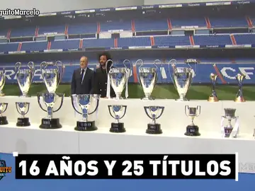 Marcelo se despide del Madrid tras 16 años