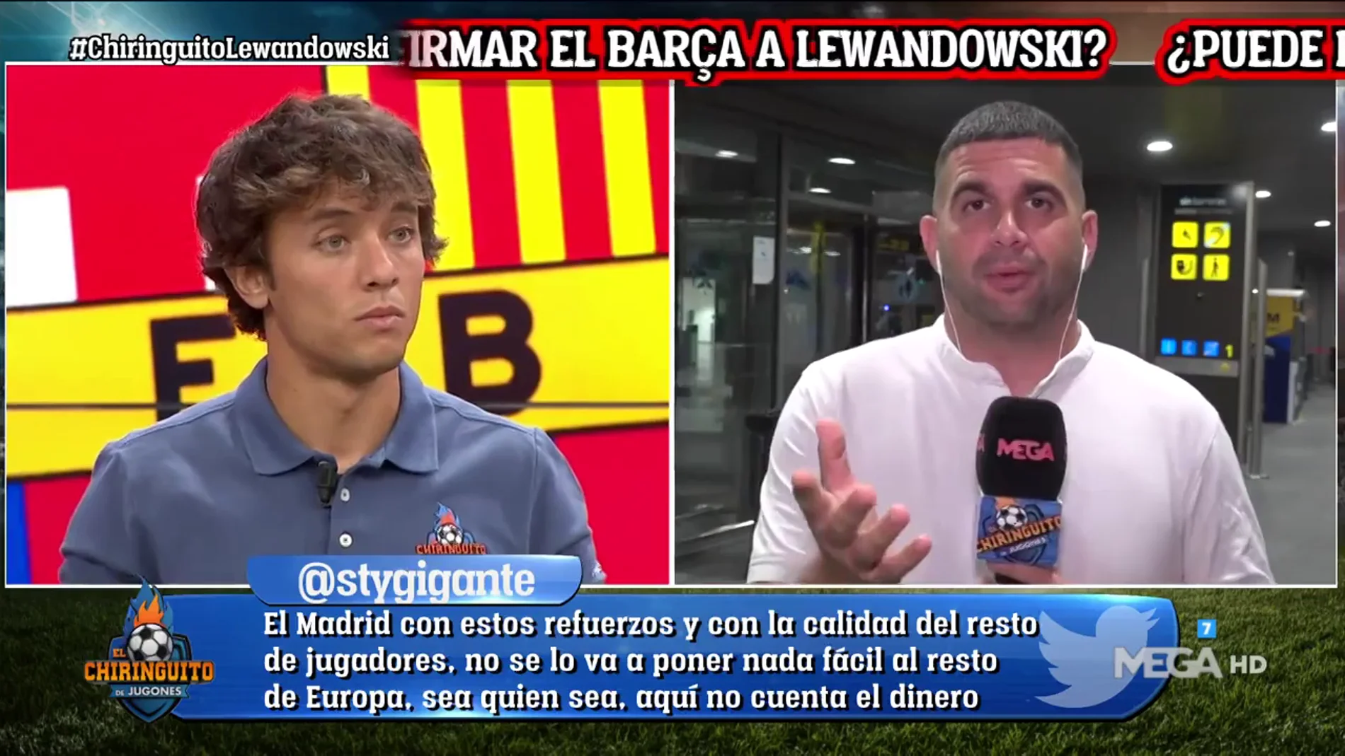 José Álvarez: "Lewandowski no quiere volver a vestirse la camiseta del Bayern"