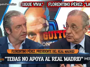 Florentino Pérez: &quot;Me siento perjudicado por Tebas&quot;