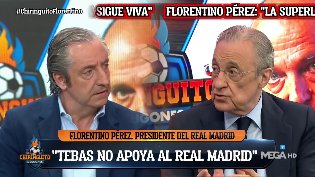 Florentino Pérez: "Me siento perjudicado por Tebas" Florentino Pérez: "Me siento perjudicado por Tebas"