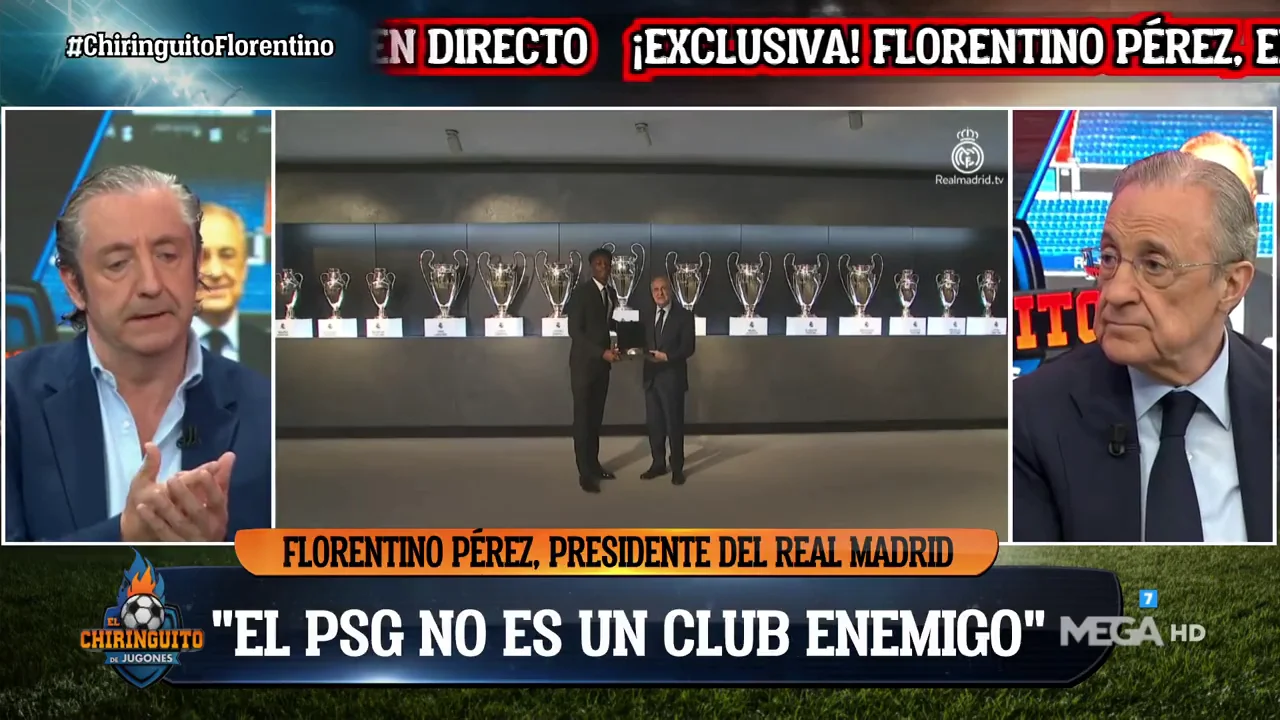 Florentino Pérez: "Mbappé le dijo a Tchouaméni que si quería ir al PSG" Florentino Pérez: "Mbappé le dijo a Tchouaméni que si quería ir al PSG"