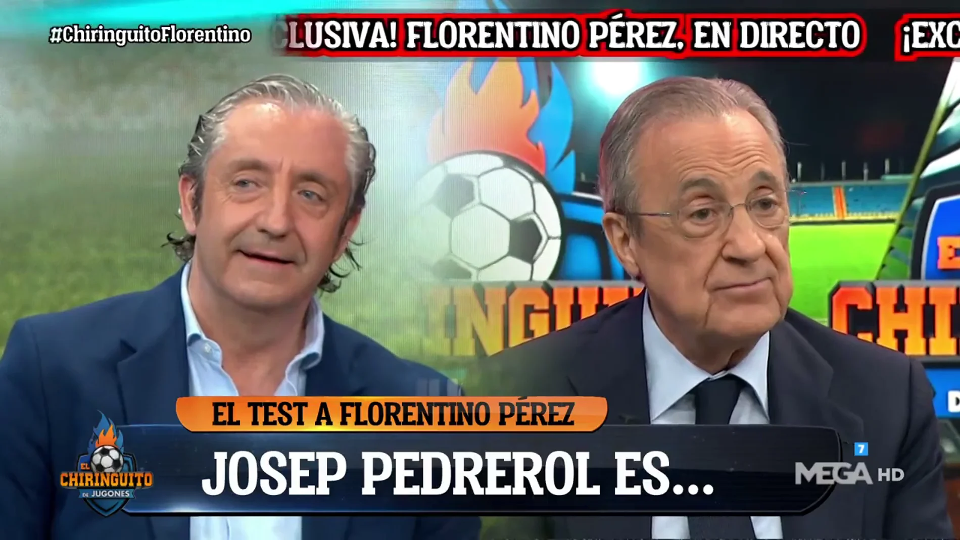 Florentino Pérez: "Josep Pedrerol es un crack"
