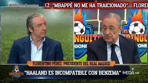 Florentino Pérez: "Haaland era incompatible con Benzema" Florentino Pérez: "Haaland era incompatible con Benzema"
