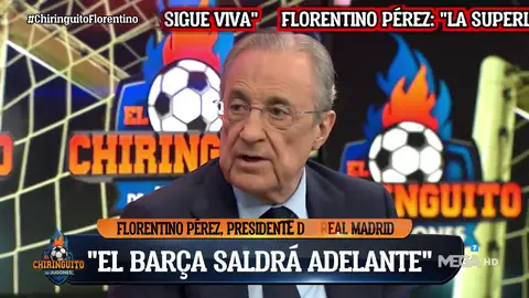 Florentino Pérez: "El Barça saldrá adelante, seguro" Florentino Pérez: "El Barça saldrá adelante, seguro"