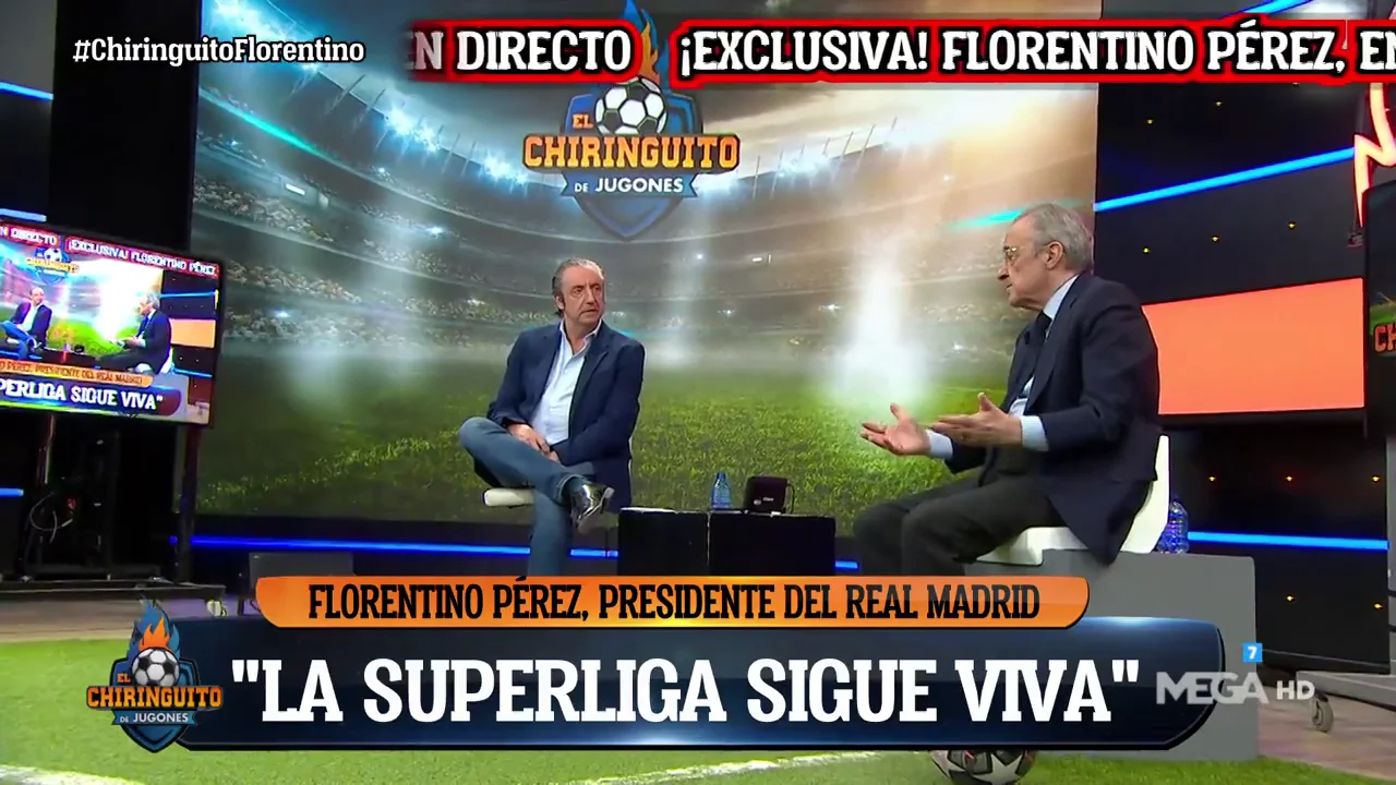 Florentino P&eacute;rez: "La Superliga sigue viva"