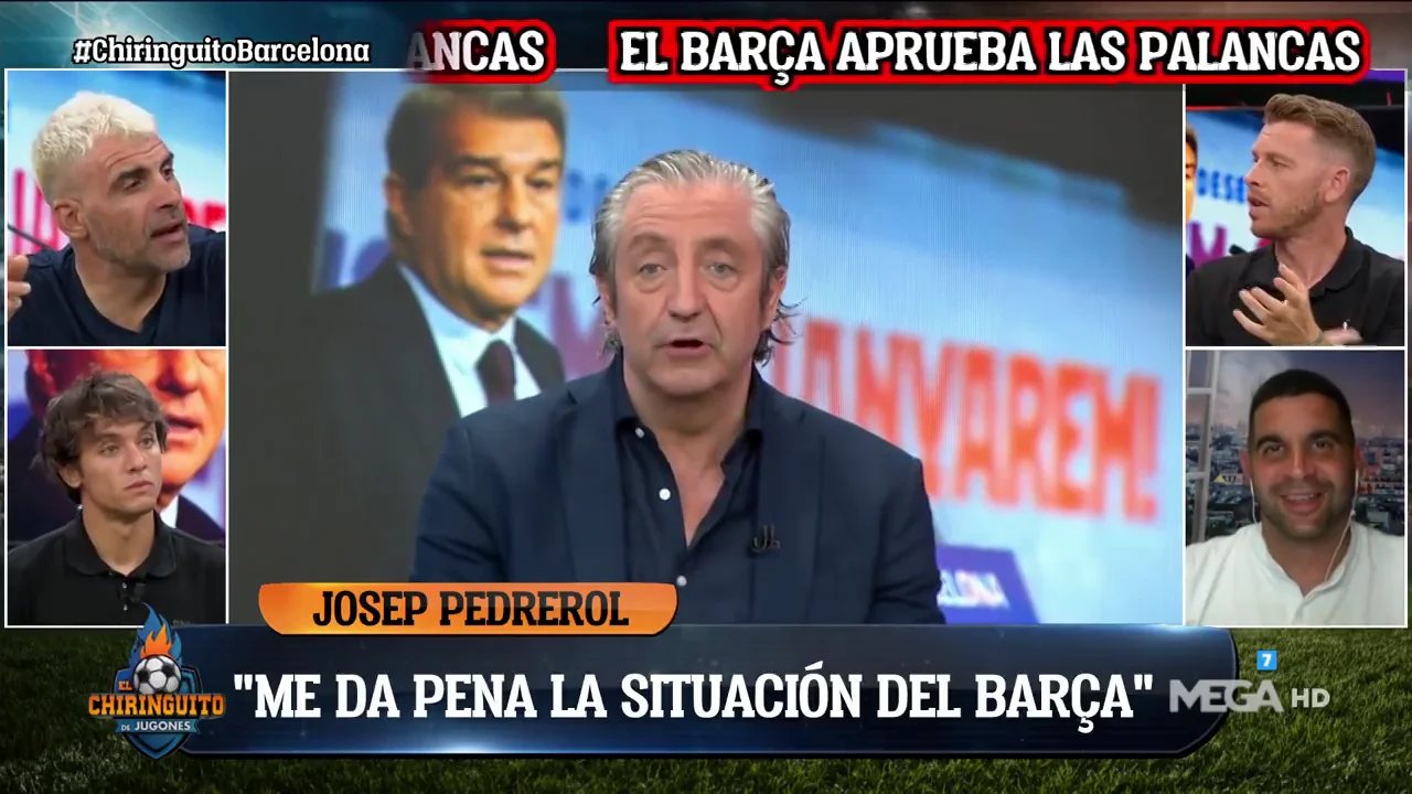 Josep Pedrerol: "Me da pena la situaci&oacute;n del Bar&ccedil;a"