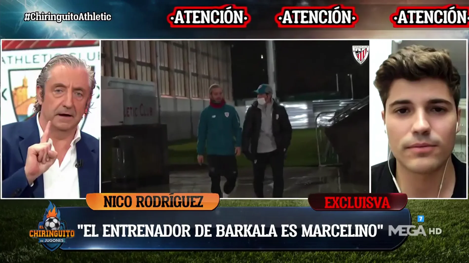 Nico Rodríguez: "El entrenador de Barkala es Marcelino"