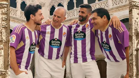 La nueva camiseta del Valladolid La nueva camiseta del Valladolid