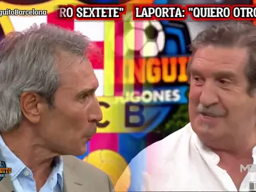 Brutal cara a cara entre Lobo Carrasco e Iñaki Cano por las Champions y el Sextete Brutal cara a cara entre Lobo Carrasco e Iñaki Cano por las Champions y el Sextete