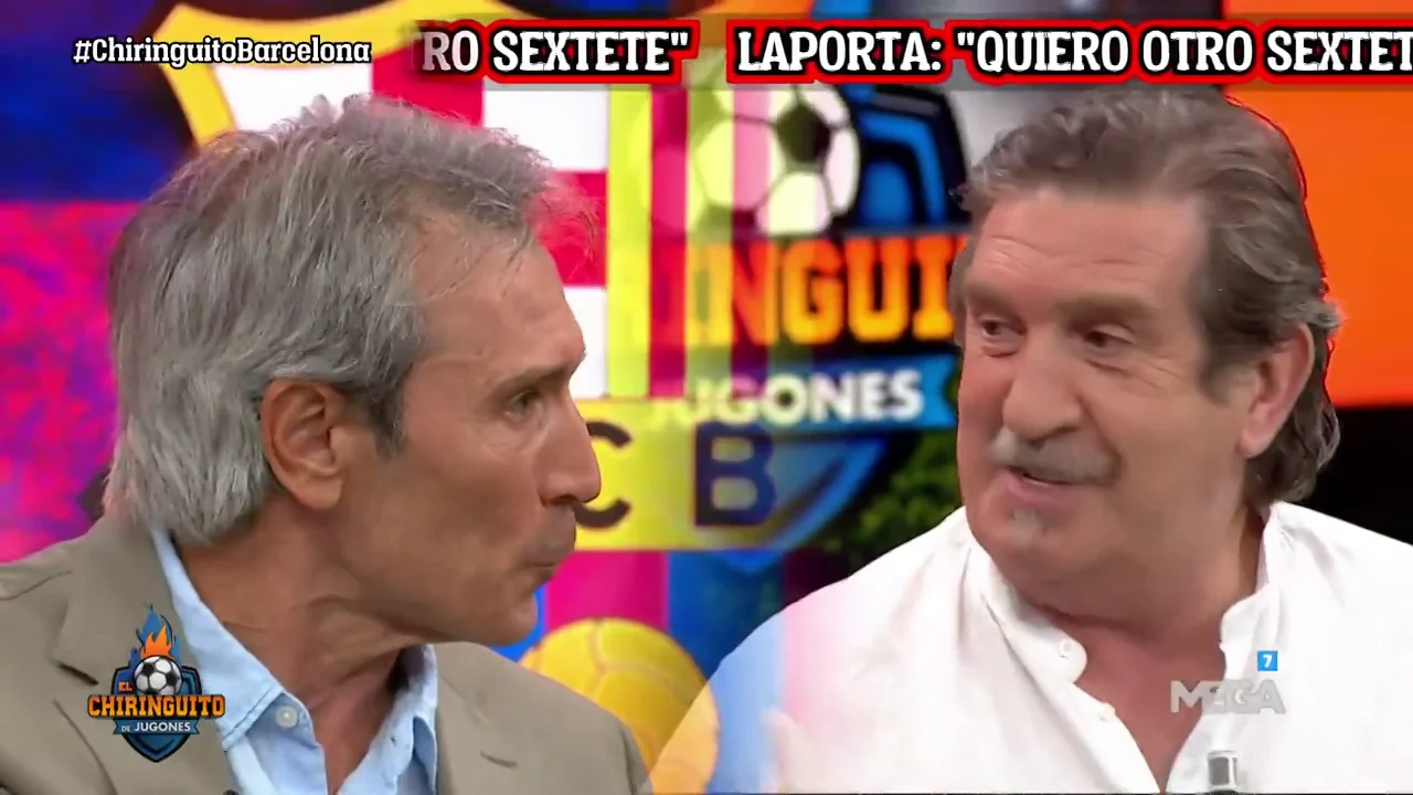 Brutal cara a cara entre Lobo Carrasco e Iñaki Cano por las Champions y el Sextete Brutal cara a cara entre Lobo Carrasco e Iñaki Cano por las Champions y el Sextete