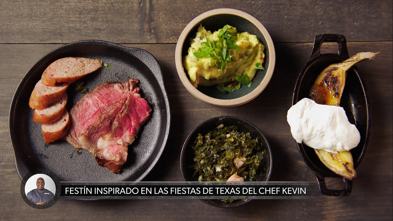 Festín de las fiestas de Texas Maestros de la parrilla