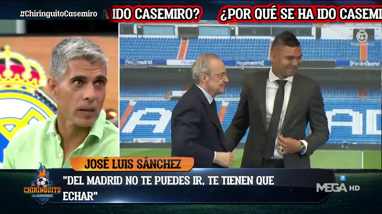 "Del Madrid no te puedes ir, te tienen que echar" "Del Madrid no te puedes ir, te tienen que echar"