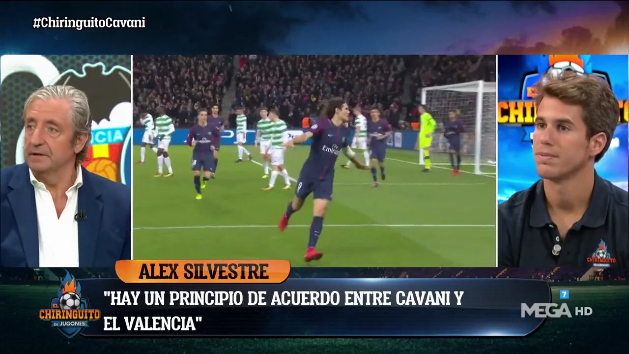 "Cavani ha elegido al Valencia" "Cavani ha elegido al Valencia"