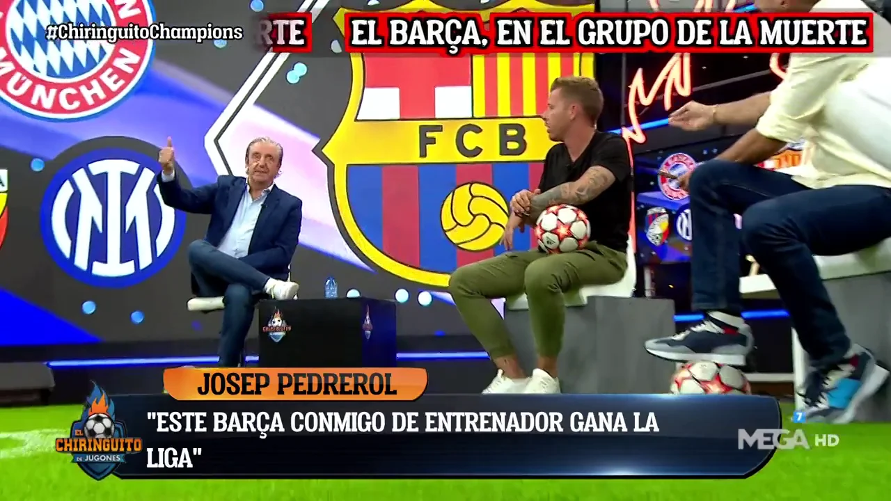 "Conmigo de entrenador, el Bar&ccedil;a gana la Liga"