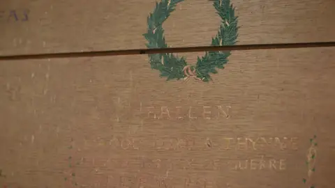 Un tablón exclusivo de la Primera Guerra Mundial Un tablón exclusivo de la Primera Guerra Mundial