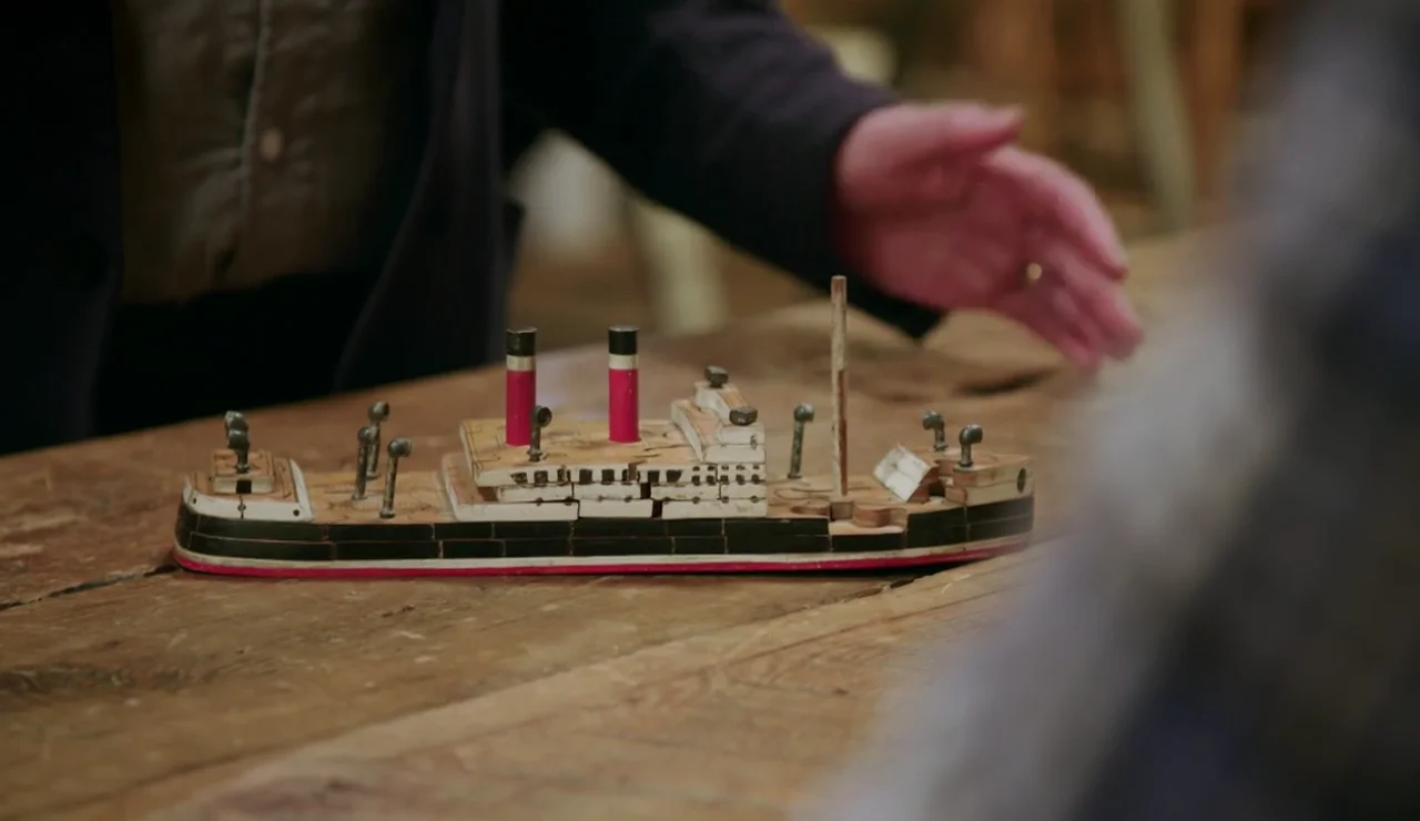 Un puzzle en forma de barco nunca fue terminado