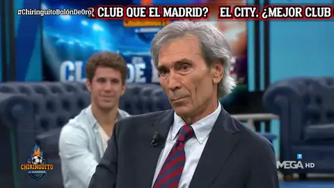 Lobo Carrasco deja mudo el plató con su defensa al Manchester City Lobo Carrasco deja mudo el plató con su defensa al Manchester City