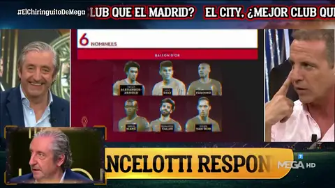 Soria sorprende: "No estoy de acuerdo con el Balón de Oro a Benzema" Soria sorprende: "No estoy de acuerdo con el Balón de Oro a Benzema"