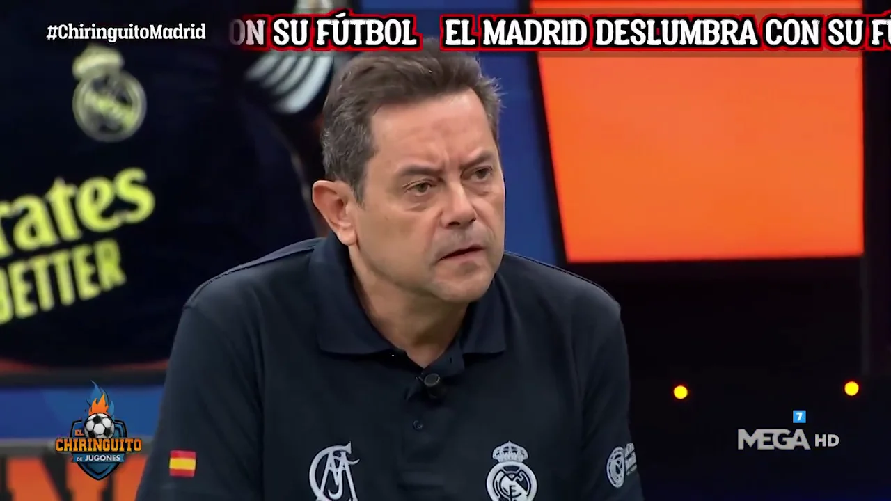 Roncero, eufórico tras la victoria del Real Madrid Roncero, eufórico tras la victoria del Real Madrid