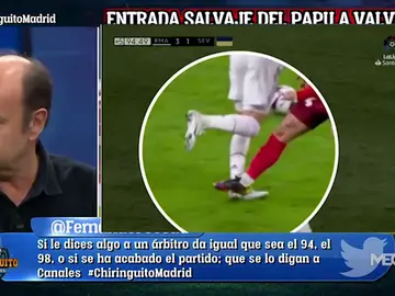 Juanma, encendido con la entrada de 'Papu' a Valverde Juanma, encendido con la entrada de 'Papu' a Valverde