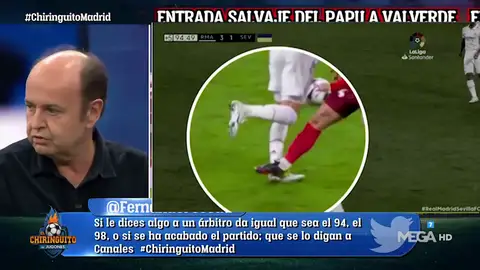 Juanma, encendido con la entrada de 'Papu' a Valverde Juanma, encendido con la entrada de 'Papu' a Valverde