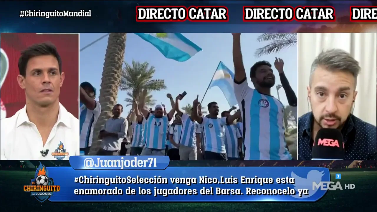 Mat&iacute;as Palacios como enviado corresponsal 