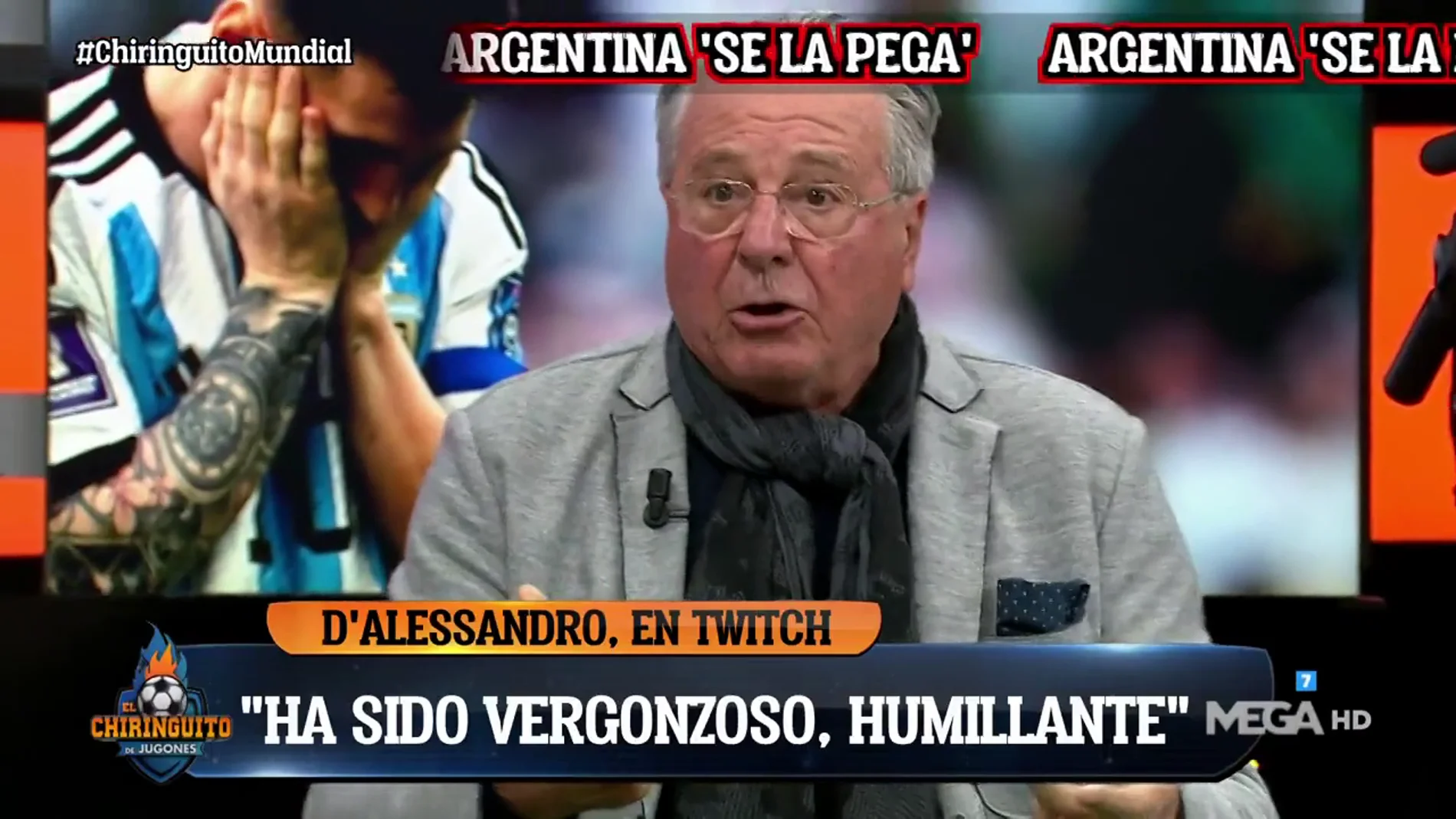 Argentina 'se la pega' en su debut
