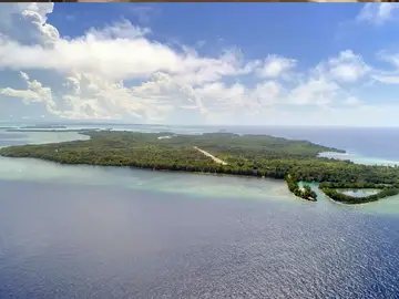 Isla de Peleliu, en Palau