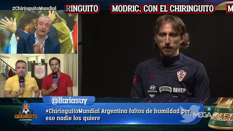 Espectacular entrevista de Juanfe a Luka Modrić Espectacular entrevista de Juanfe a Luka Modrić