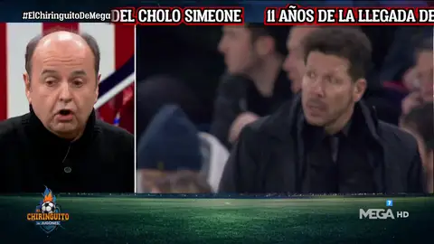 "En el Madrid o en el Barça, Simeone dura un mes" "En el Madrid o en el Barça, Simeone dura un mes"