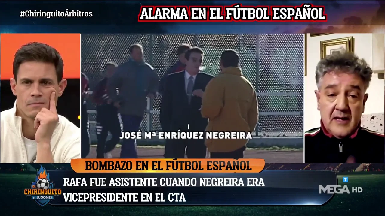 "Enriquez Negreira comunicaba los ascensos y descensos de los &aacute;rbitros en Espa&ntilde;a"