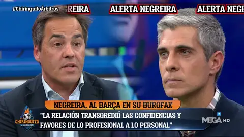 "¿Crees que el Barcelona puede denunciar algo?" "¿Crees que el Barcelona puede denunciar algo?"