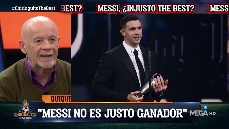 Alfredo Duro no entiende el The Best de Dibu Martínez