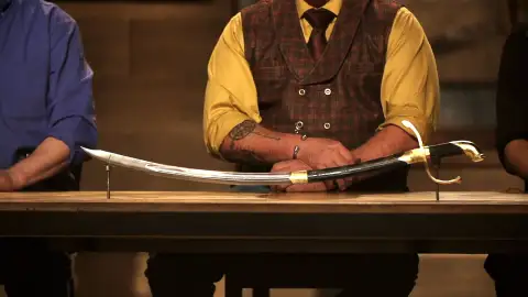 El sable de Napoleón Forjado a fuego
