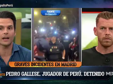 Incidentes entre los jugadores de Perú y la policía