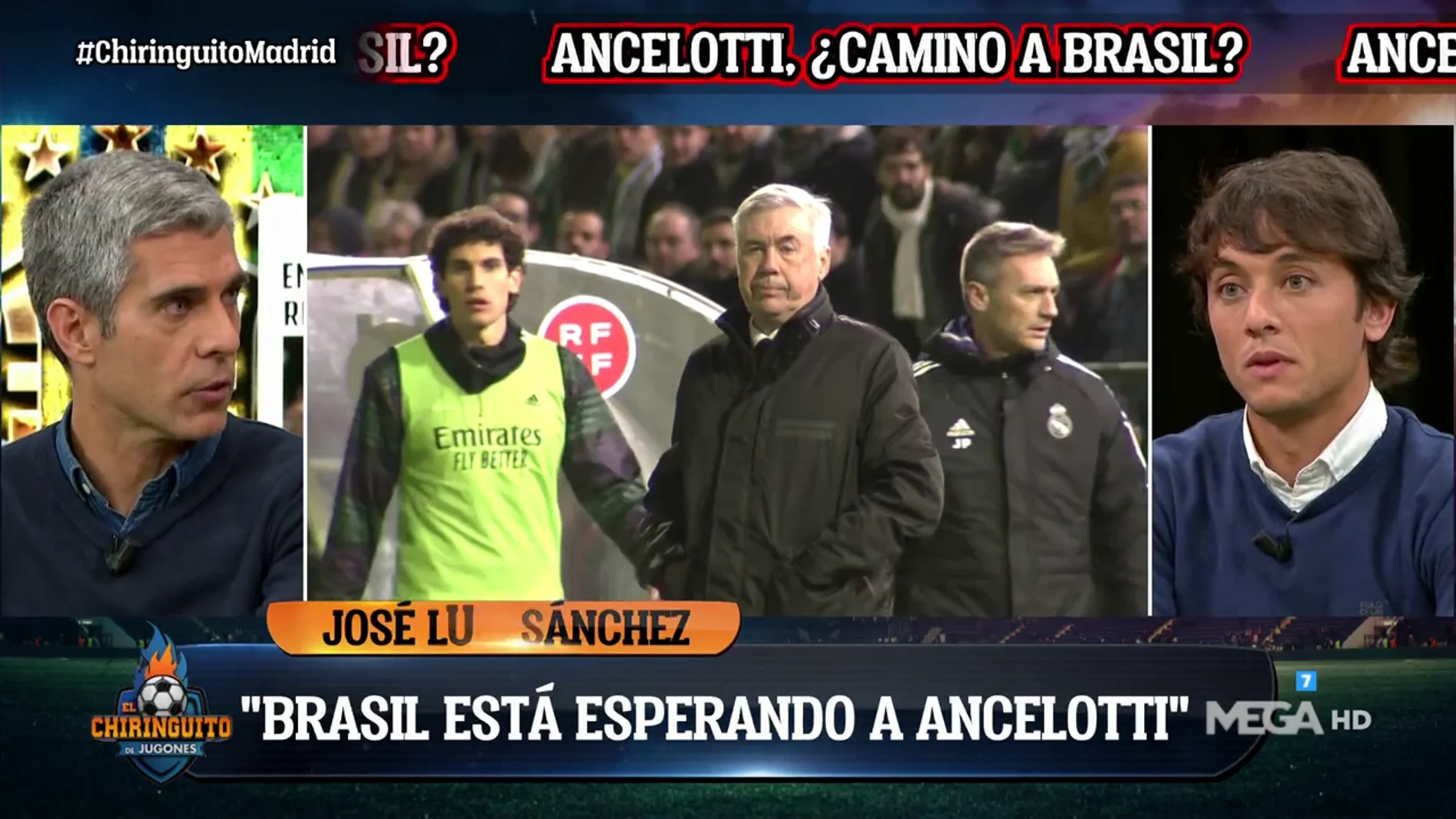 "Veo a Ancelotti muy feliz cuando habla de Brasil"