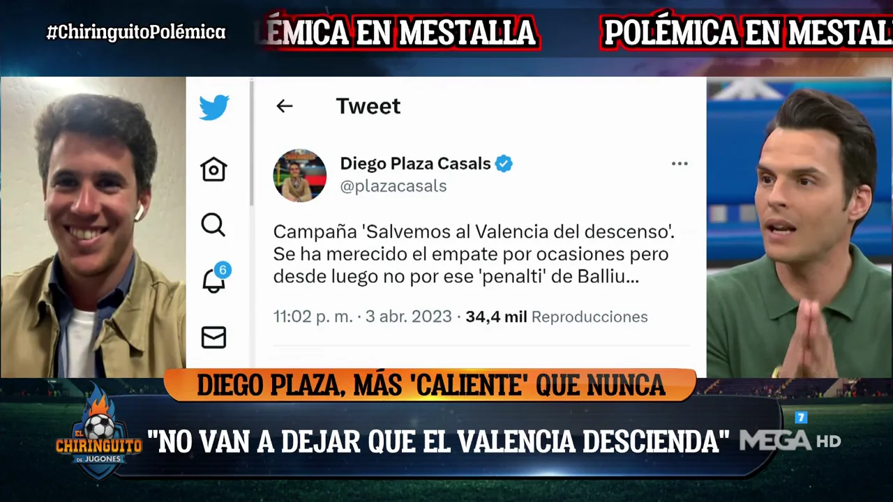 "No van a dejar que Valencia ni Sevilla bajen a Segunda"