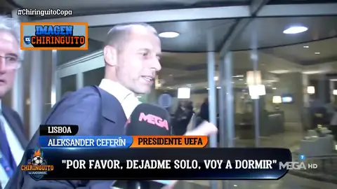 "Dejadme solo. Me voy a dormir" "Dejadme solo. Me voy a dormir"