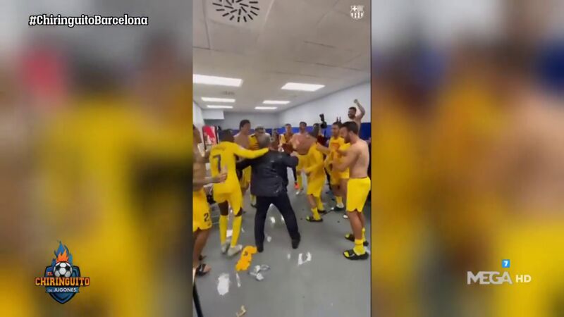 Laporta, desatado tras conseguir La Liga