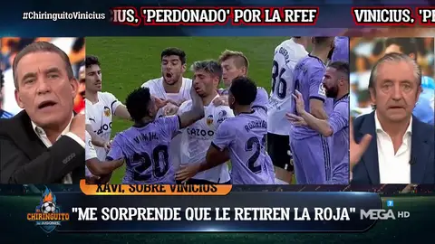 "Lo de Vinicius no es una agresión. Se quita a Hugo Duro de encima" "Lo de Vinicius no es una agresión. Se quita a Hugo Duro de encima"