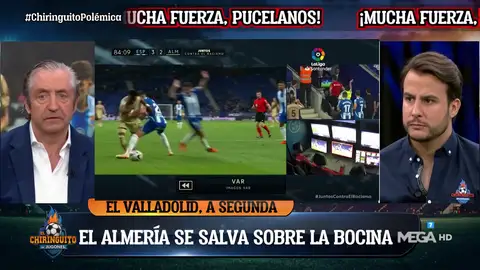 Josep aplaude una decisión arbitral en la última jornada de Liga Josep aplaude una decisión arbitral en la última jornada de Liga