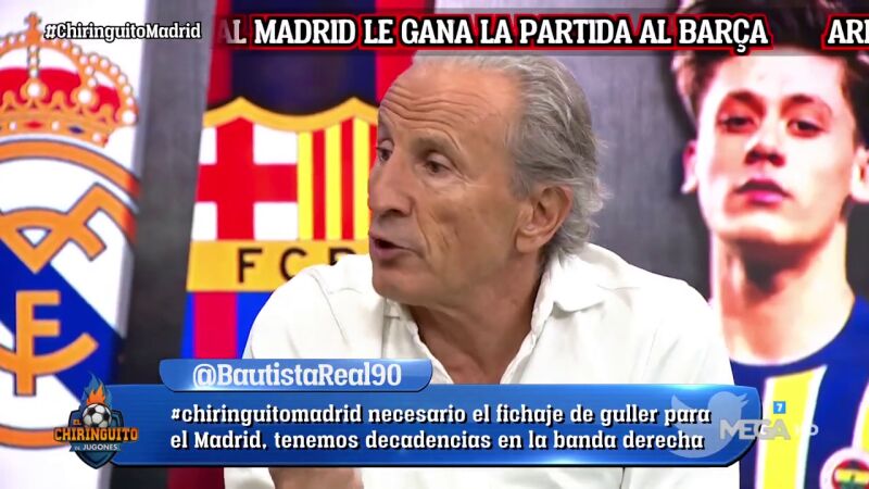 Petón habla sobre el 'no fichaje' de Arda Guler por el Barça