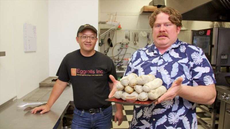 Webb y la docena de rollitos de huevo gigantescos... ¿podrá con ellos?