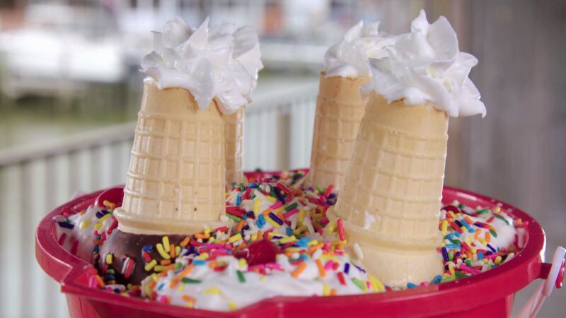 Un reto muy goloso: el 'Titanic' de helado