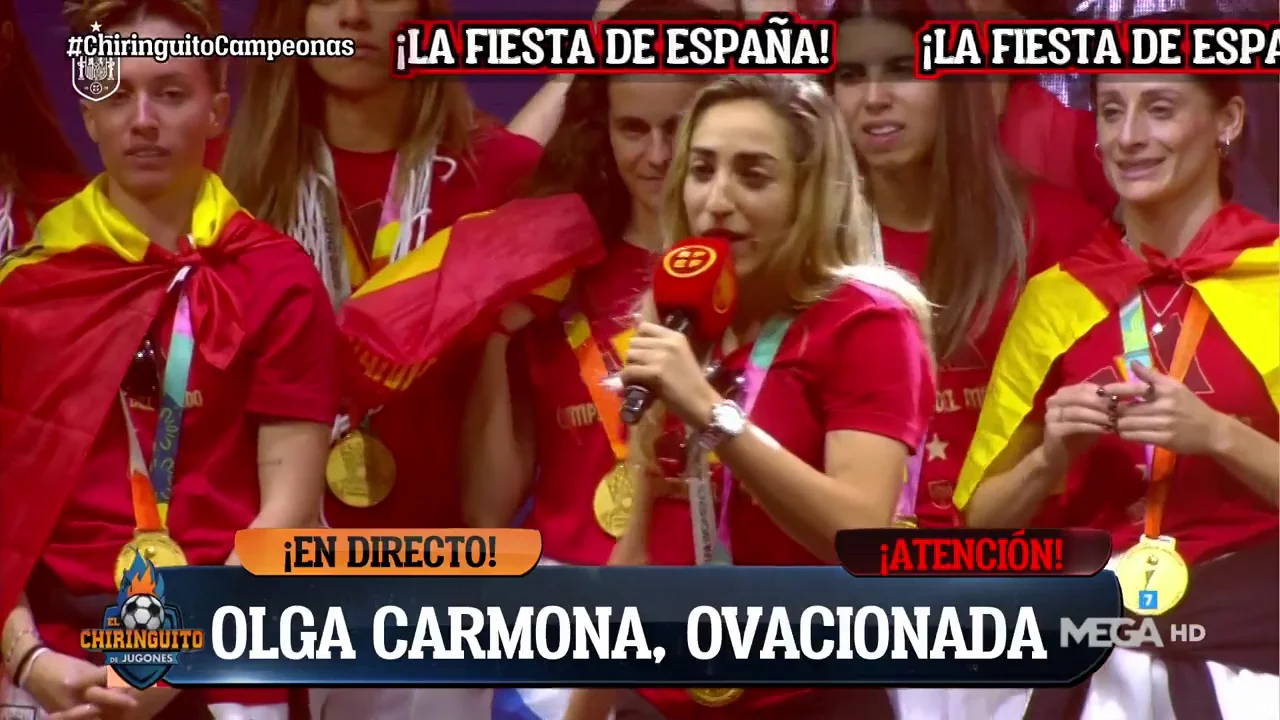 El discurso m&aacute;s emotivo de Olga Carmona